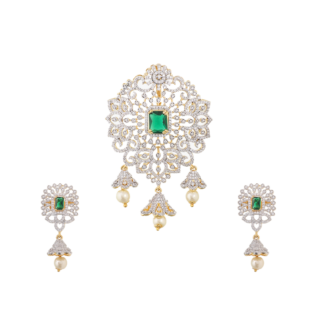 Wille Nakshatra CZ Pendant Set