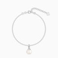 Silver Pearly Shine Bracelet