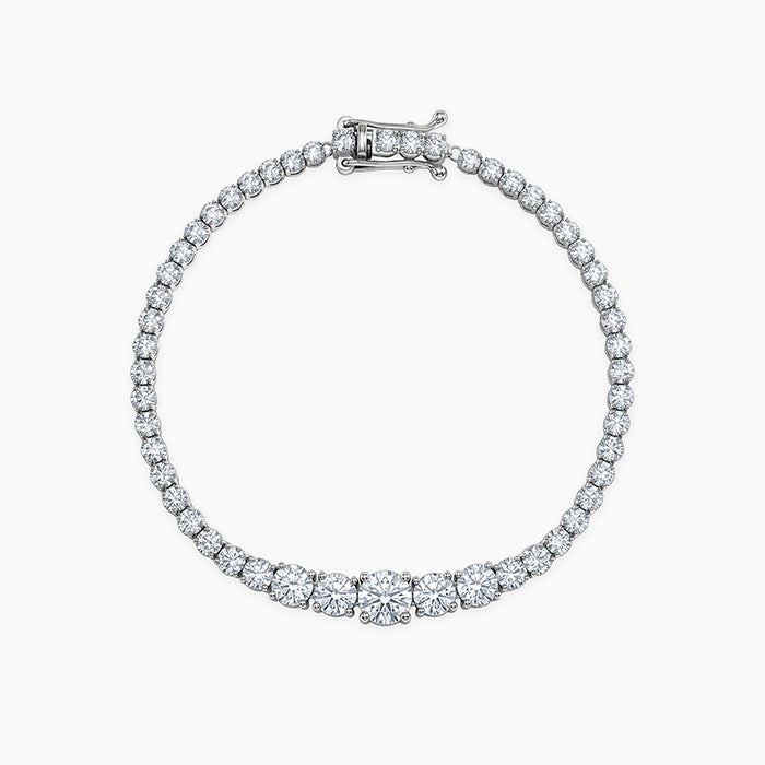 Silver Timeless Grace Tennis Bracelet
