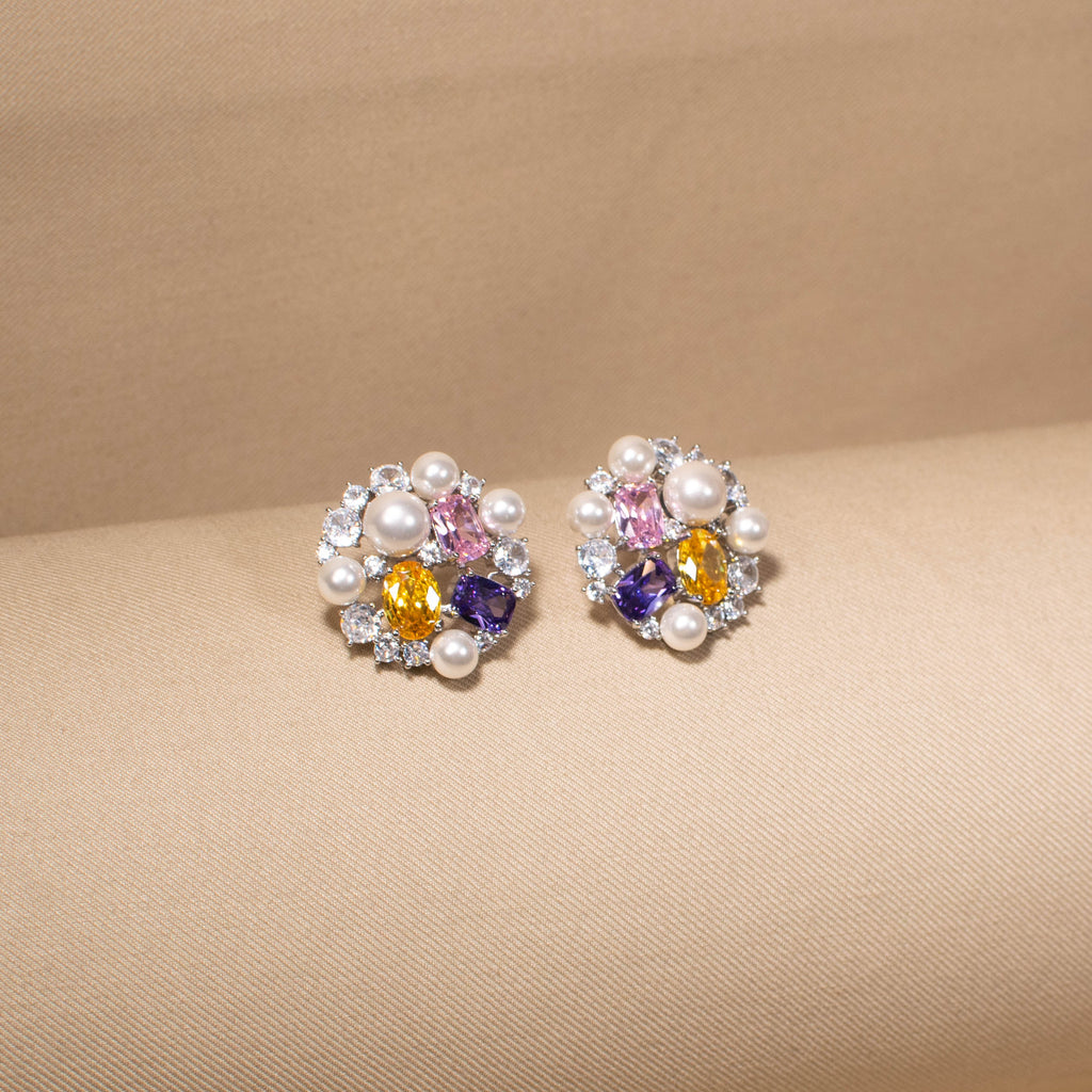 Sorbet Garden Pearl Studs