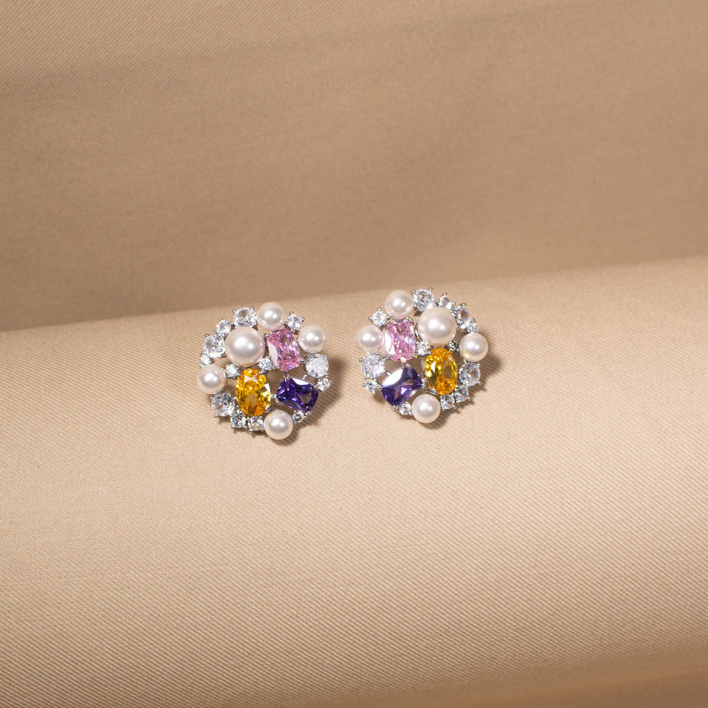 Sorbet Garden Pearl Studs