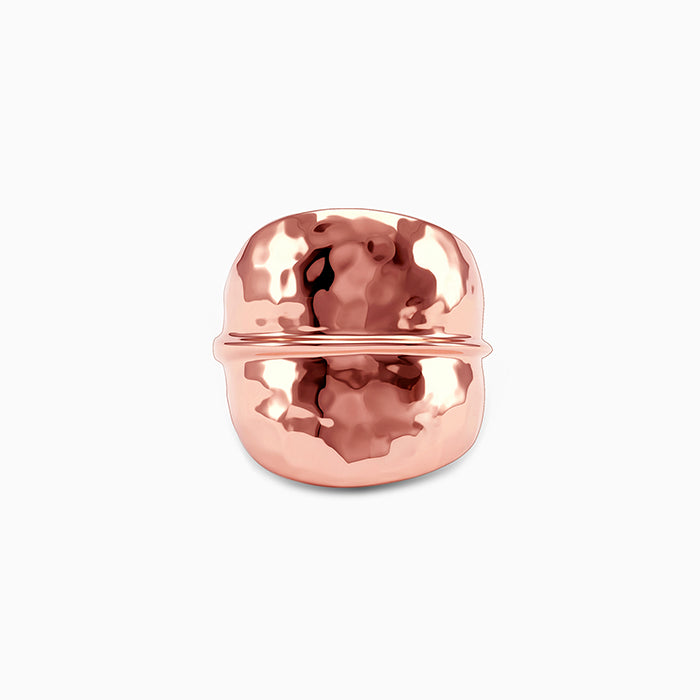 Rose Gold Plain Cocktail Ring