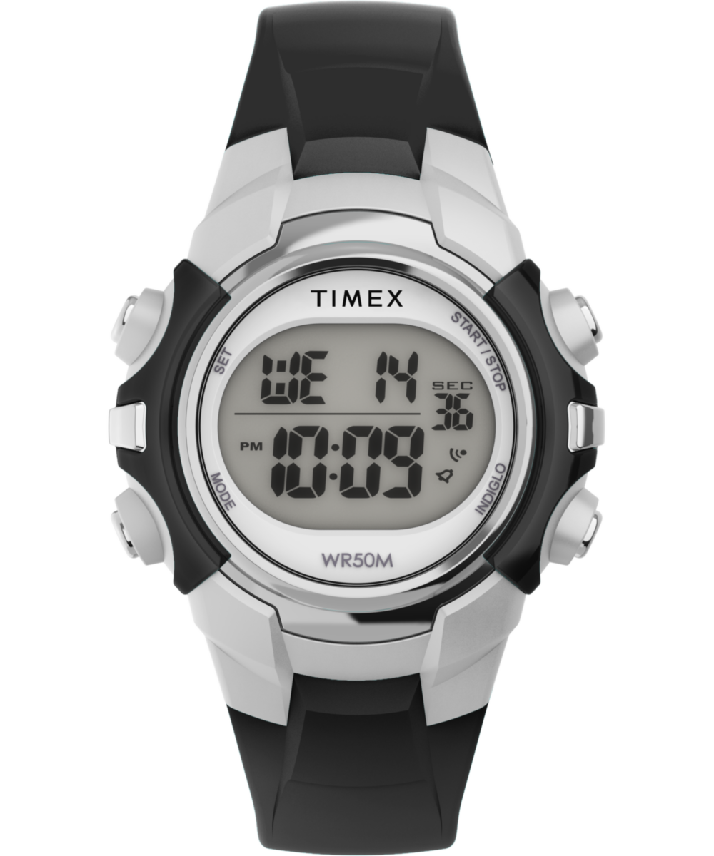 Digital 33mm Resin Strap Watch