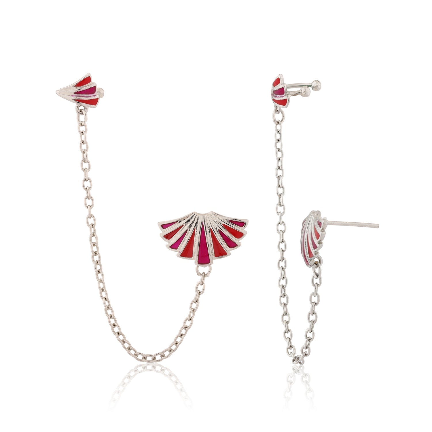 Fractals In Nature Fracta Recura Ear Cuff
