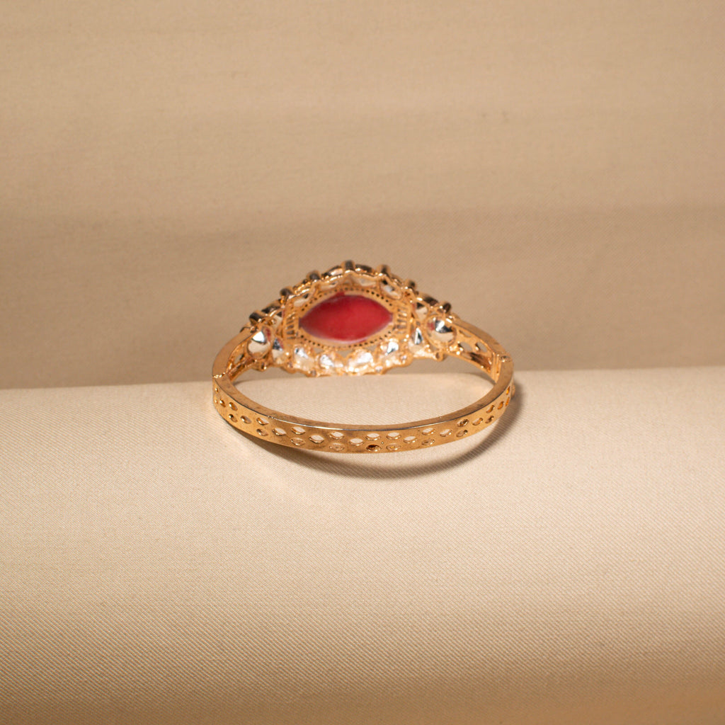 Shahi Meena Bangle - Red