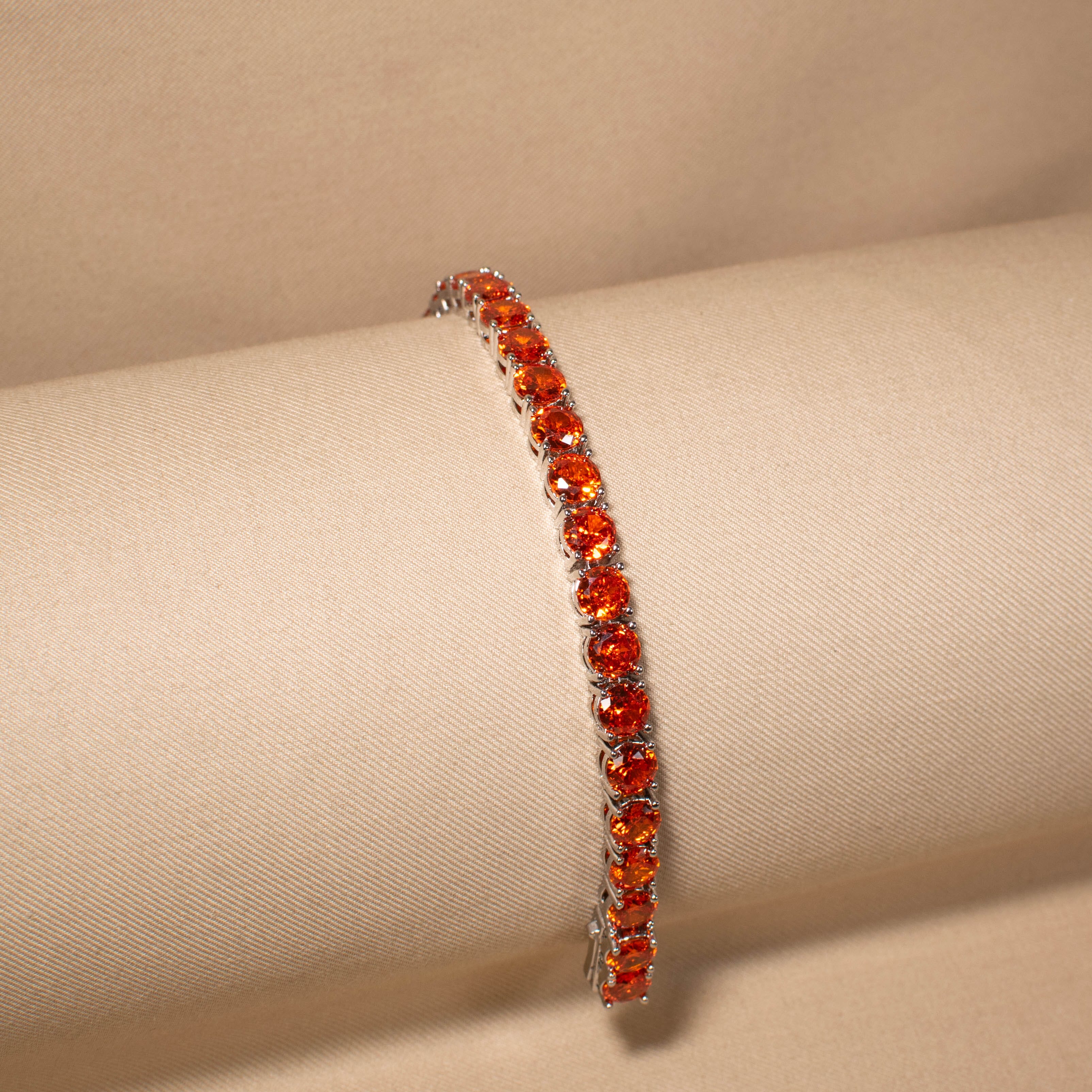 Sunset Glow Tennis Bracelet